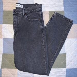 Abercrombie & Fitch The Skinny High Rise Women’s Jeans Gray Like New